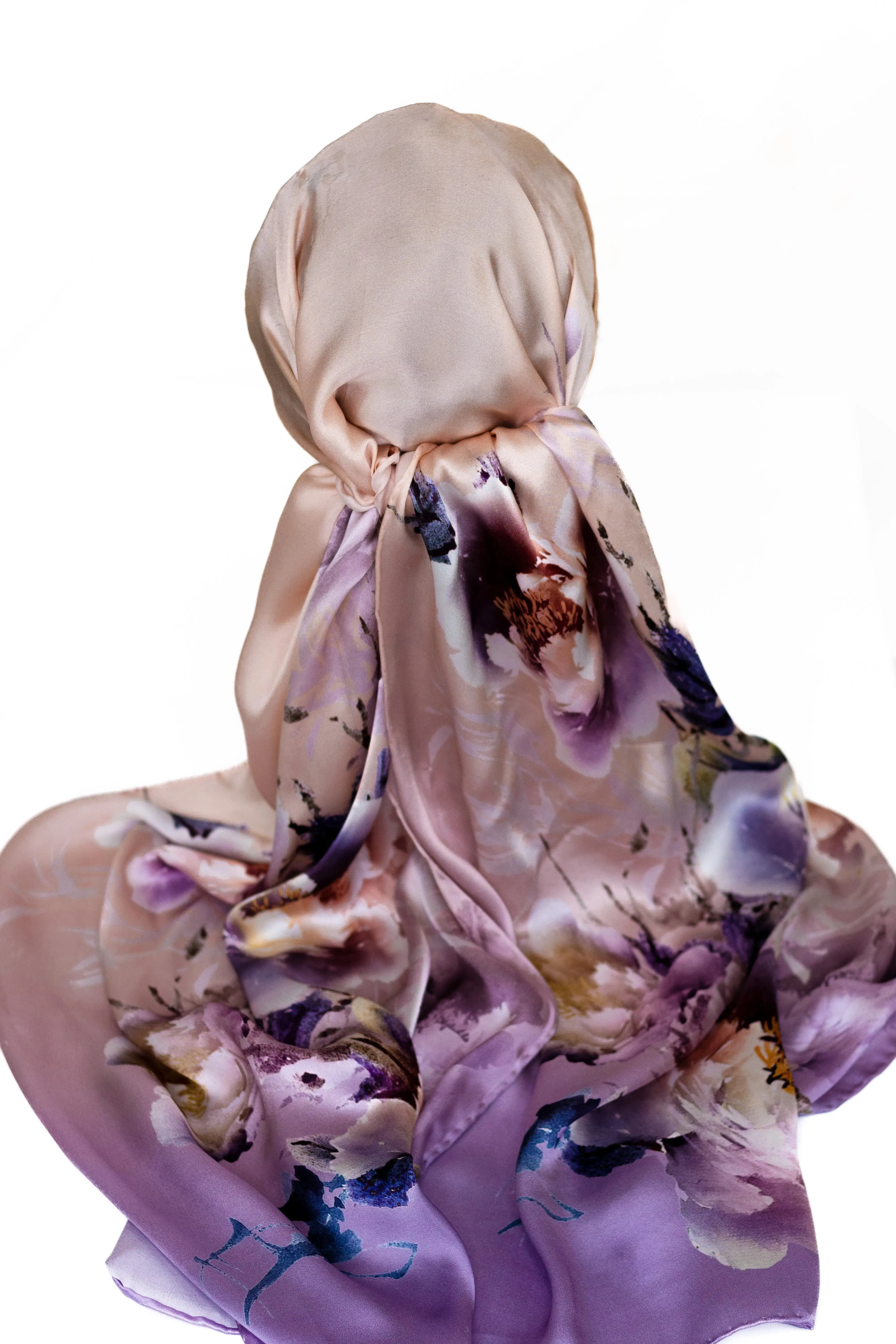 100% Pure Mulberry Silk Rectangular Headscarves