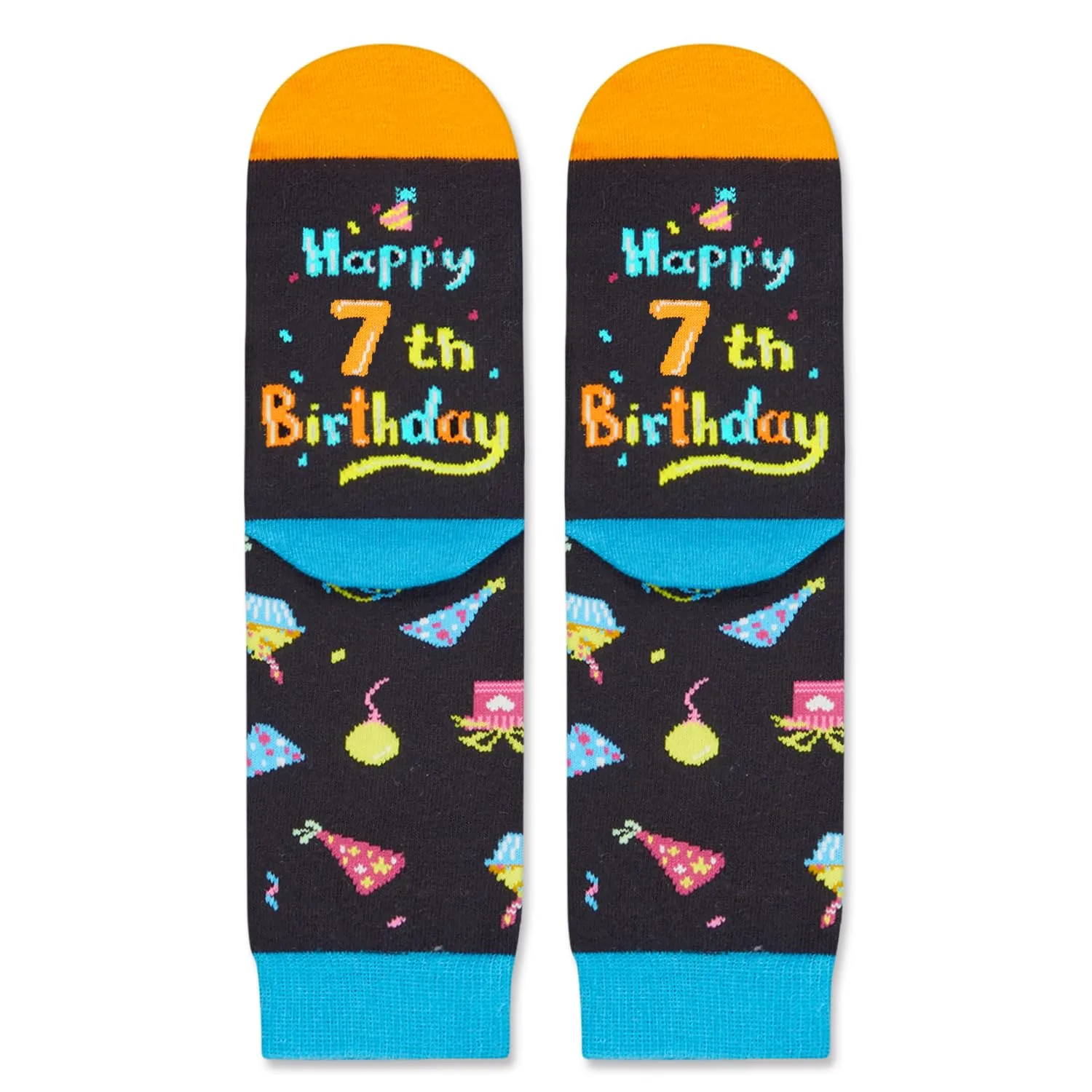 7th Birthday Gifts Socks Ideas - Seven Year Old Gifts for Kids, Presents for 7 Year Olds, Gifts for Boys Girls Age 7