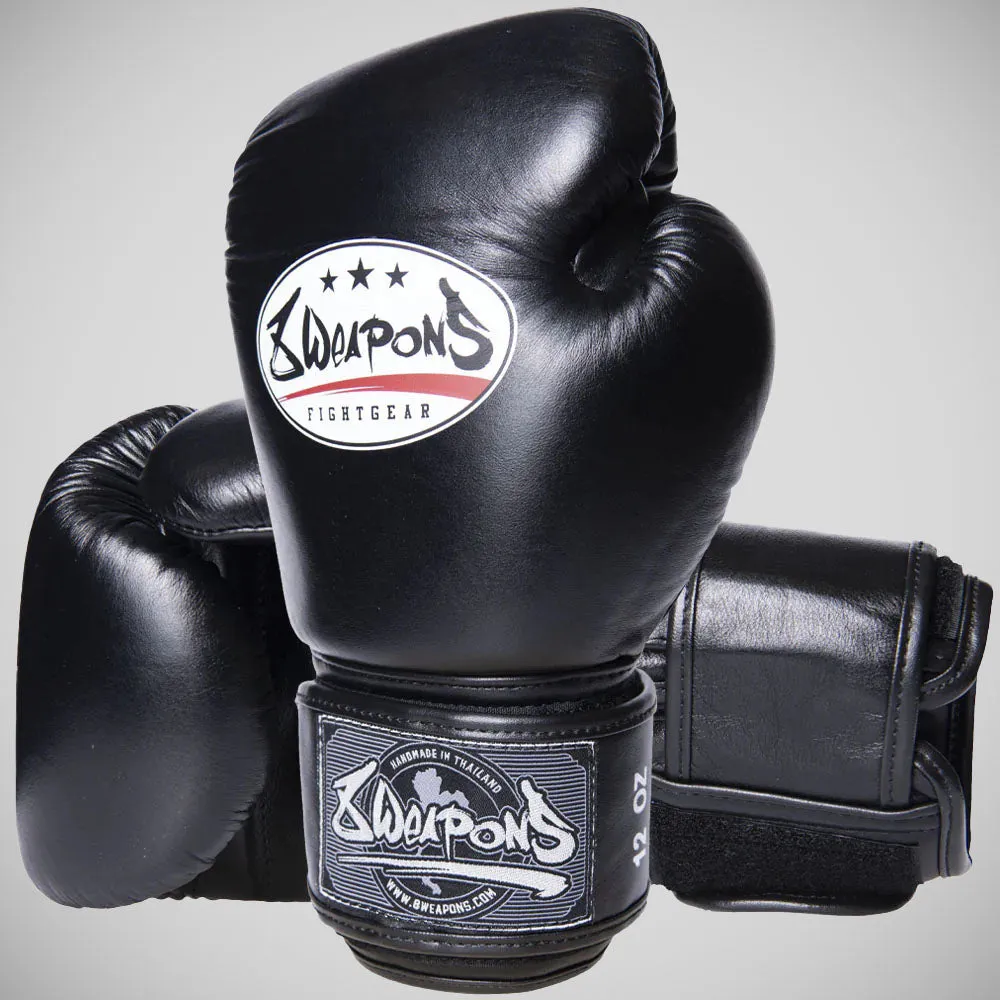 8 Weapons Classic Boxing Gloves Black