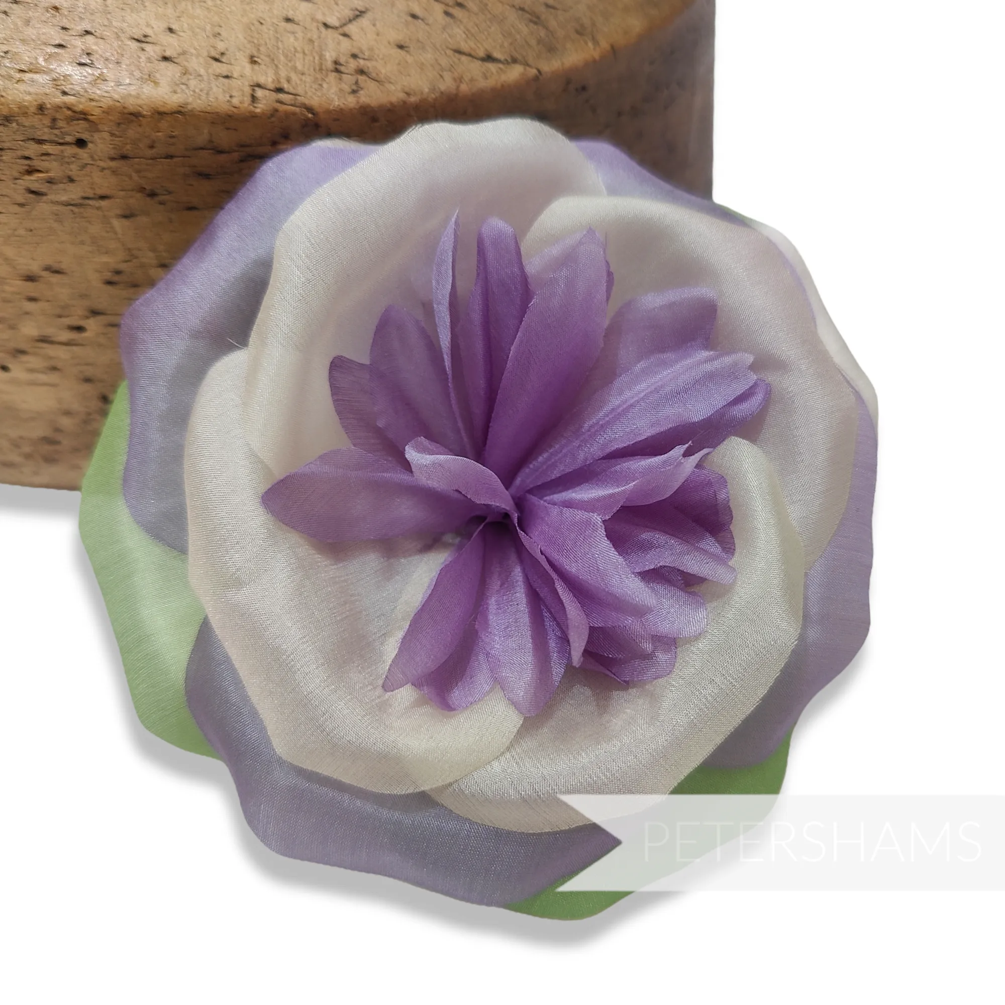 'Aubriella' 10cm Silk Flower Blossom Millinery Hat Mount