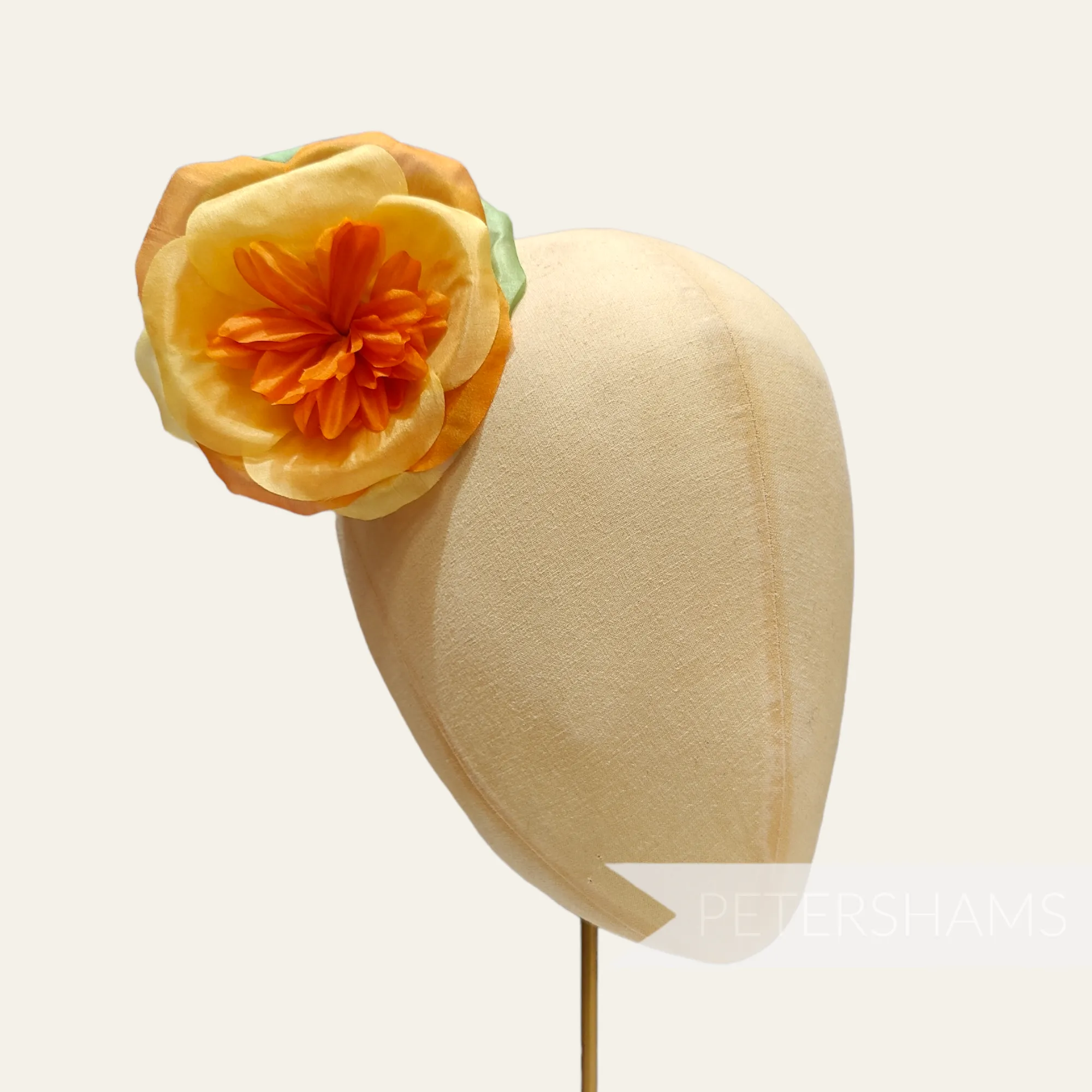 'Aubriella' 10cm Silk Flower Blossom Millinery Hat Mount