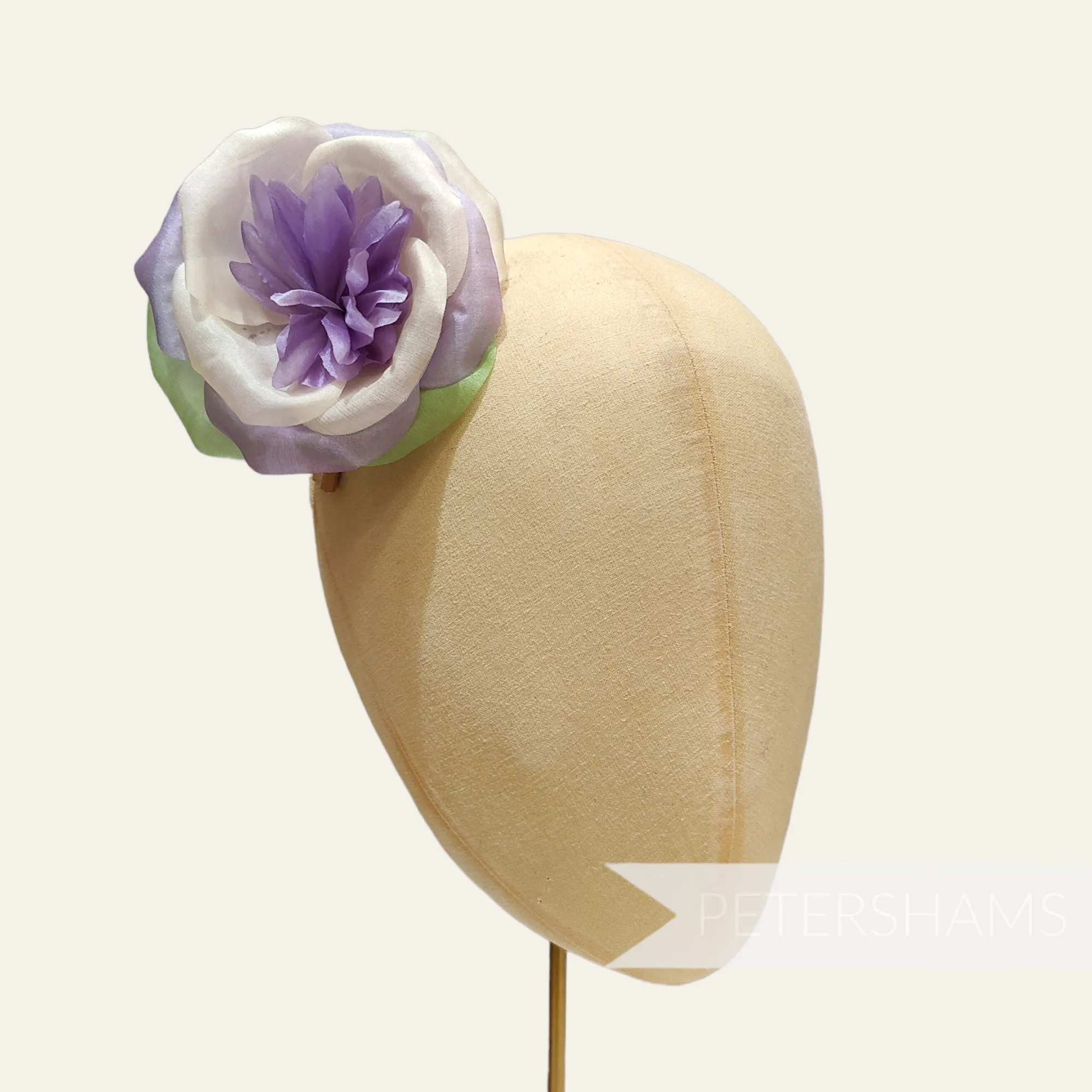 'Aubriella' 10cm Silk Flower Blossom Millinery Hat Mount