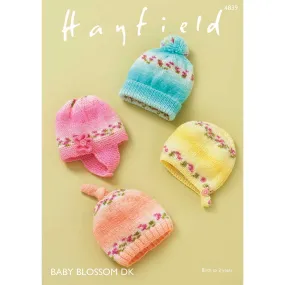 Baby Hats in Hayfield Baby Blossom DK