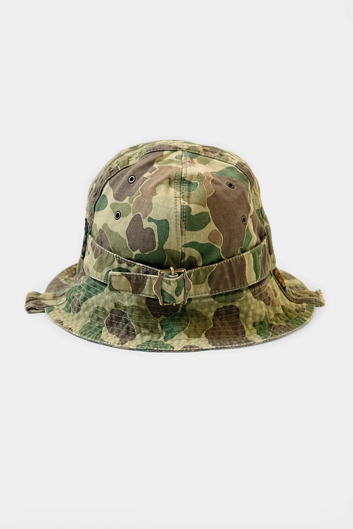 Camo Herringbone RADIO Hat - Khaki