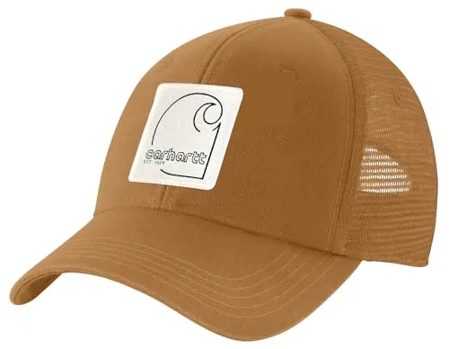 Carhartt 106606 Men's Canvas Mesh-Back C Patch Cap