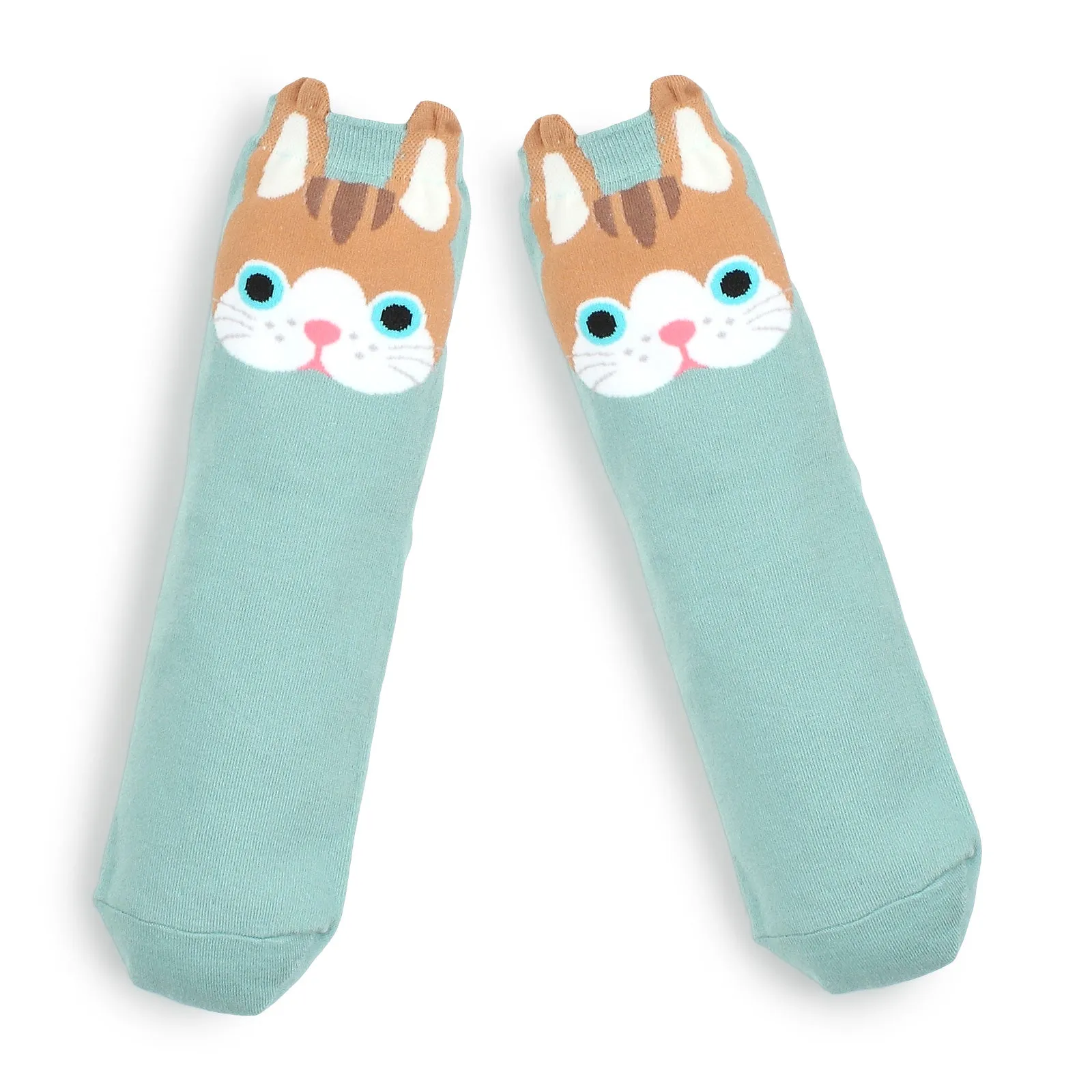 Cat Paw Paw kittenester Pastel Crew Socks (5 pairs) CO15