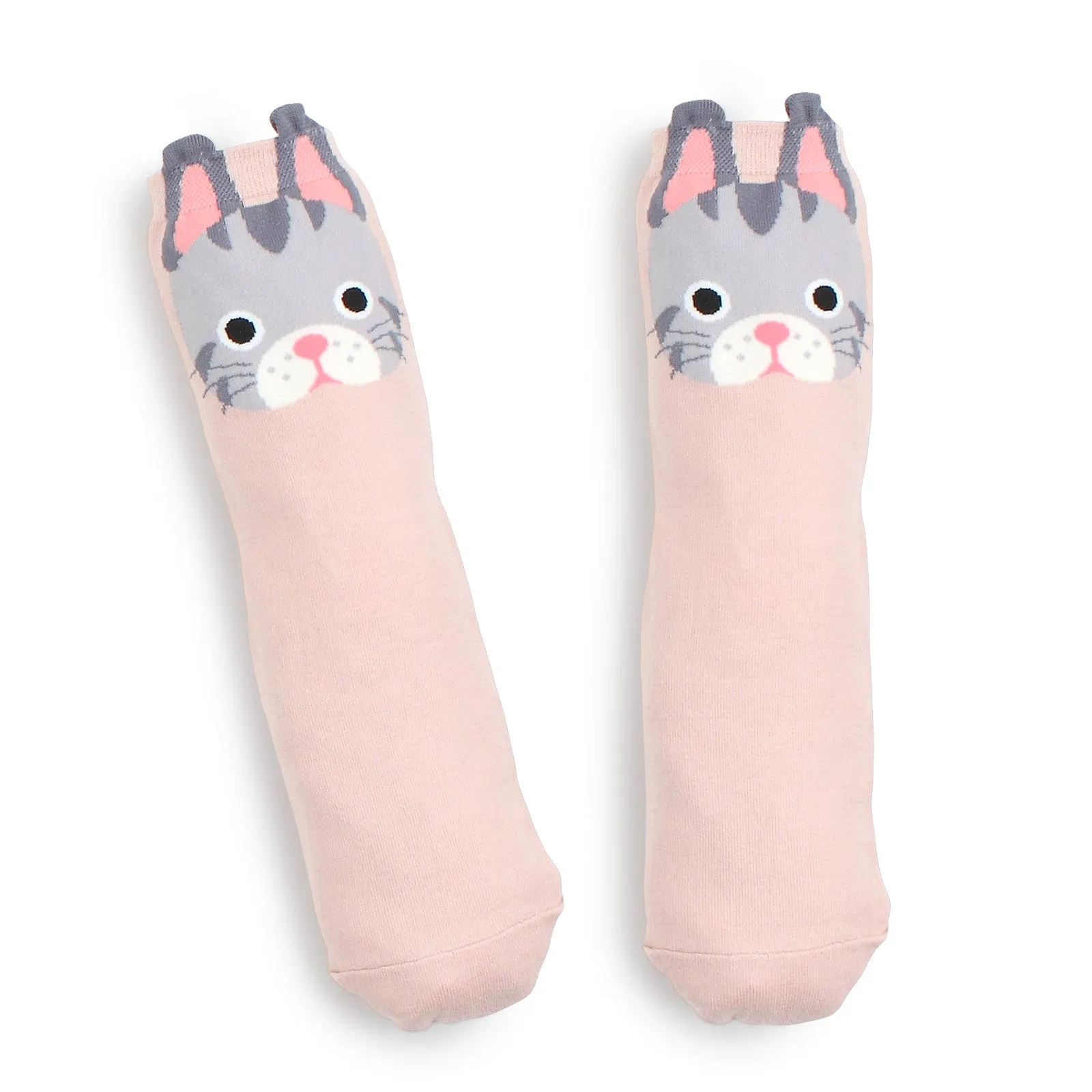 Cat Paw Paw kittenester Pastel Crew Socks (5 pairs) CO15