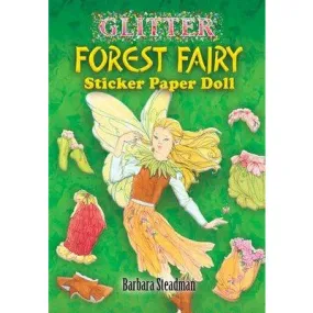 Dover Glitter Forest Fairy Sticker Paper Doll