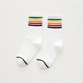 Fashion Hip Hop Rainbow Sock