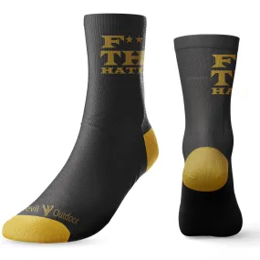 F**K THE HATER'S  // CREW SOCK