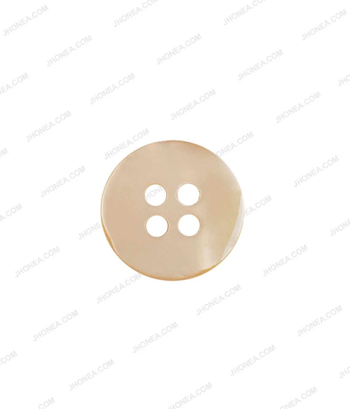 Glossy & Shiny Pearlescent Off White Shirt Buttons