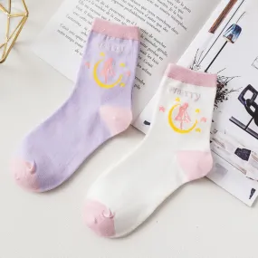 Harajuku Pastel Sailor Moon Socks