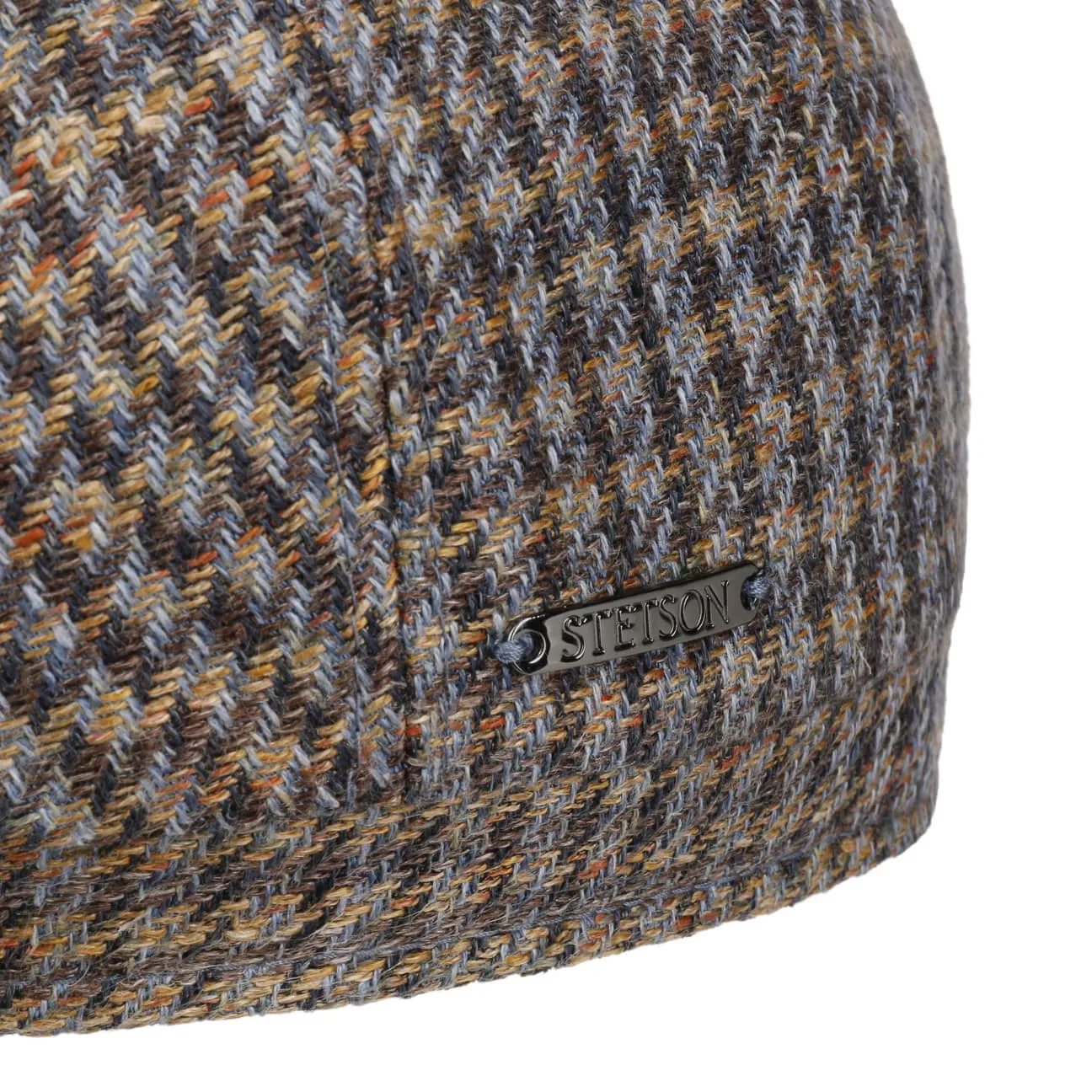 Hatteras Tweed Houndstooth Newsboy Cap by Stetson