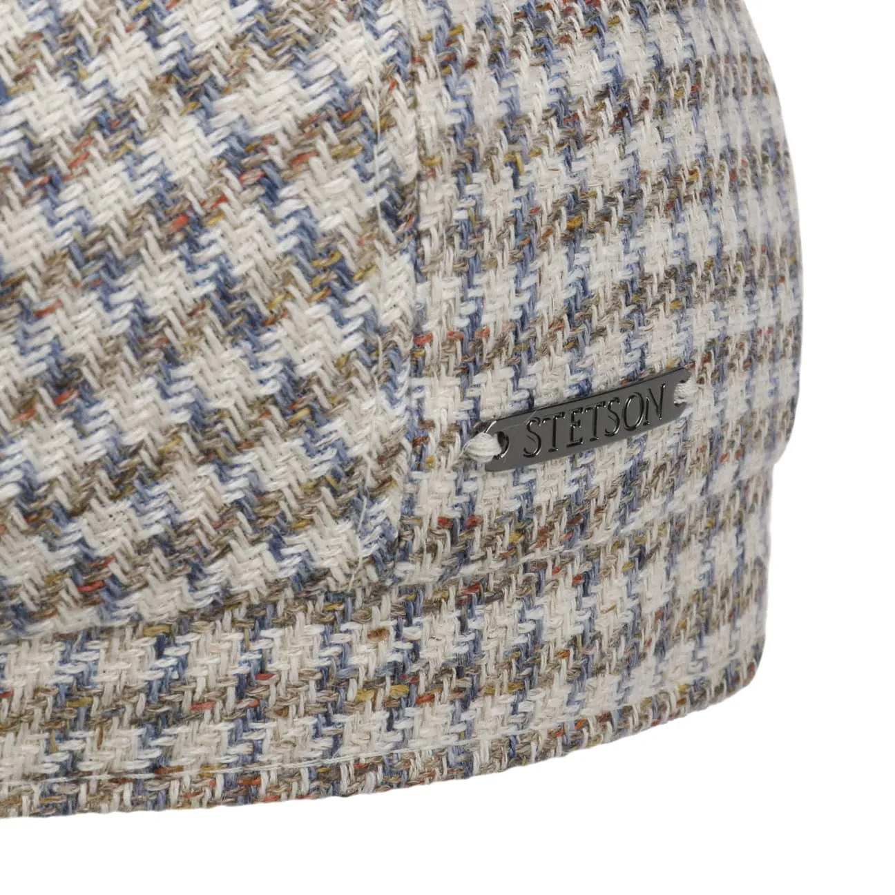 Hatteras Tweed Houndstooth Newsboy Cap by Stetson