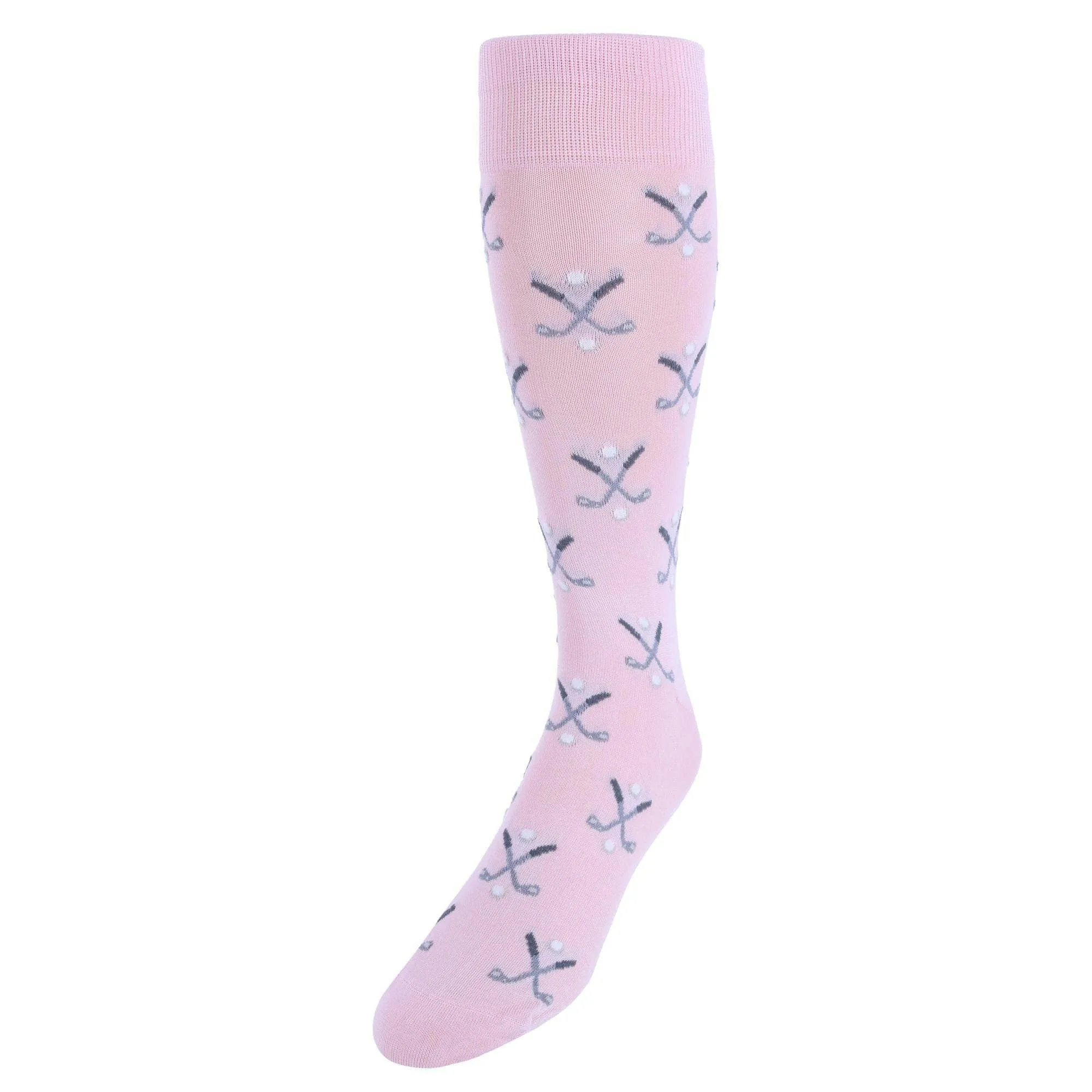 Hole In One Golf Novelty Mercerized Cotton Mid-Calf Socks