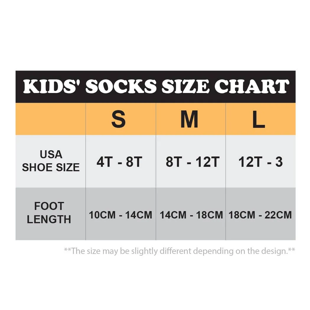 Kids' Solid Color Crew Socks | Green