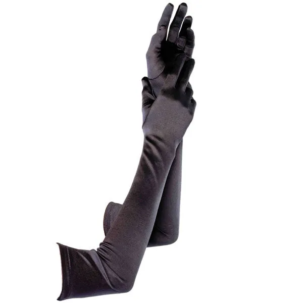 Leg Avenue Extra-Long Opera Length Satin Gloves