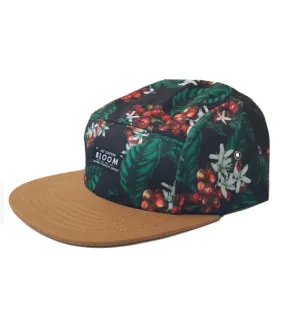 Let Coffee Bloom 5 panel hat