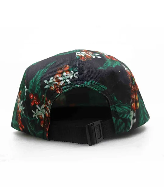 Let Coffee Bloom 5 panel hat