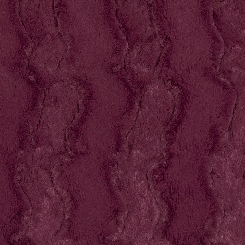 Luxe Cuddle® - Glacier Plumwine Minky Yardage