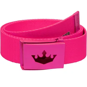 Meister Player Web Golf Belt - Hot Pink