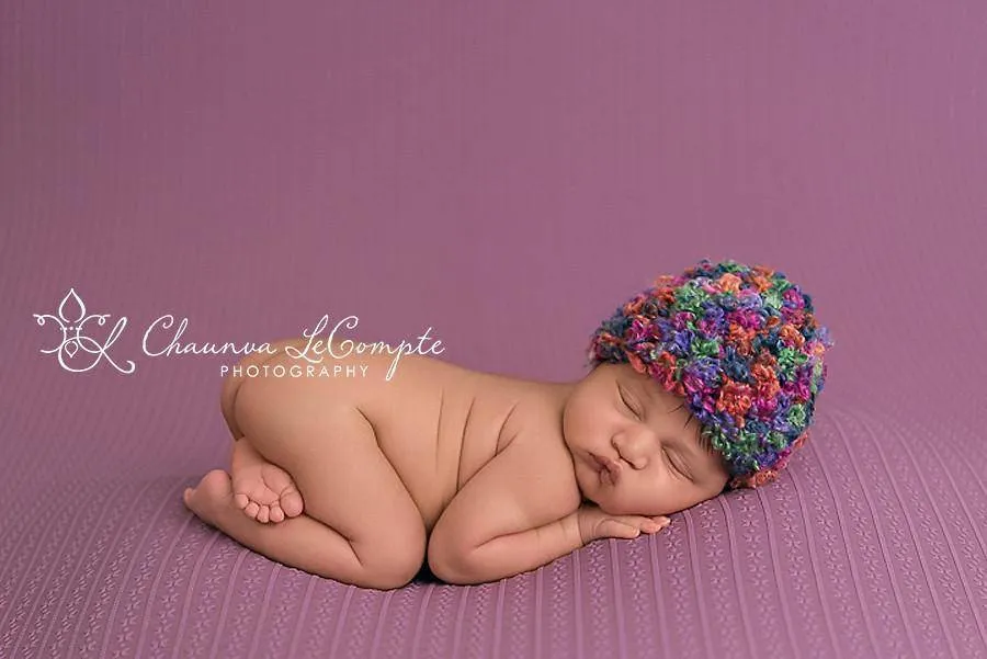 Newborn Confetti Beanie Hats - You Choose Color