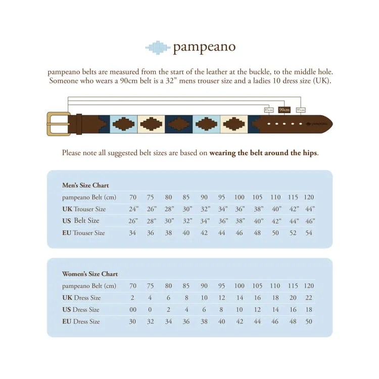 Pampeano Classic Leather Multi Belt