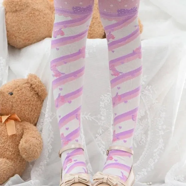 Pastel Harajuku Knee High Socks