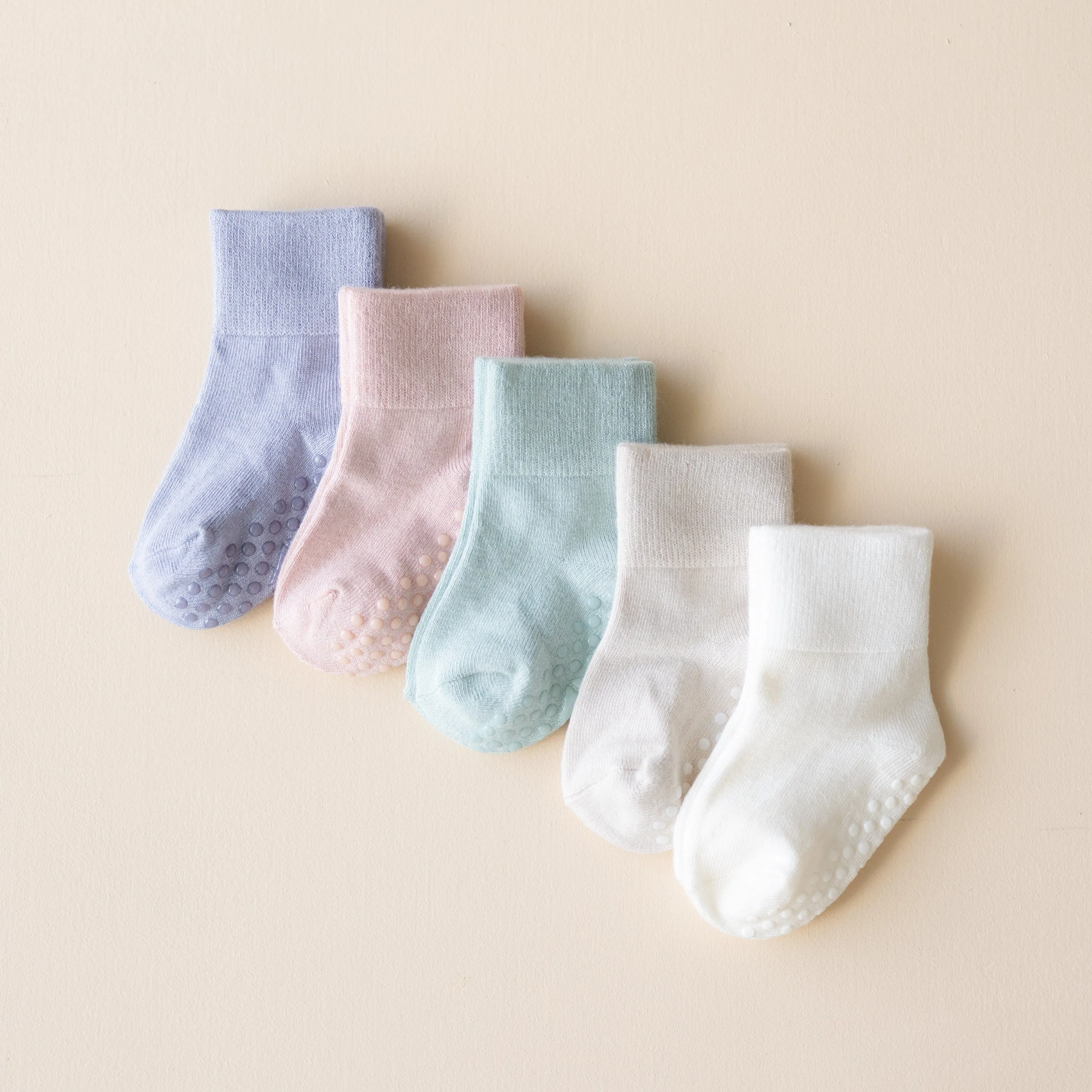 Quarter Socks Combo 5-Pack in Pastel set