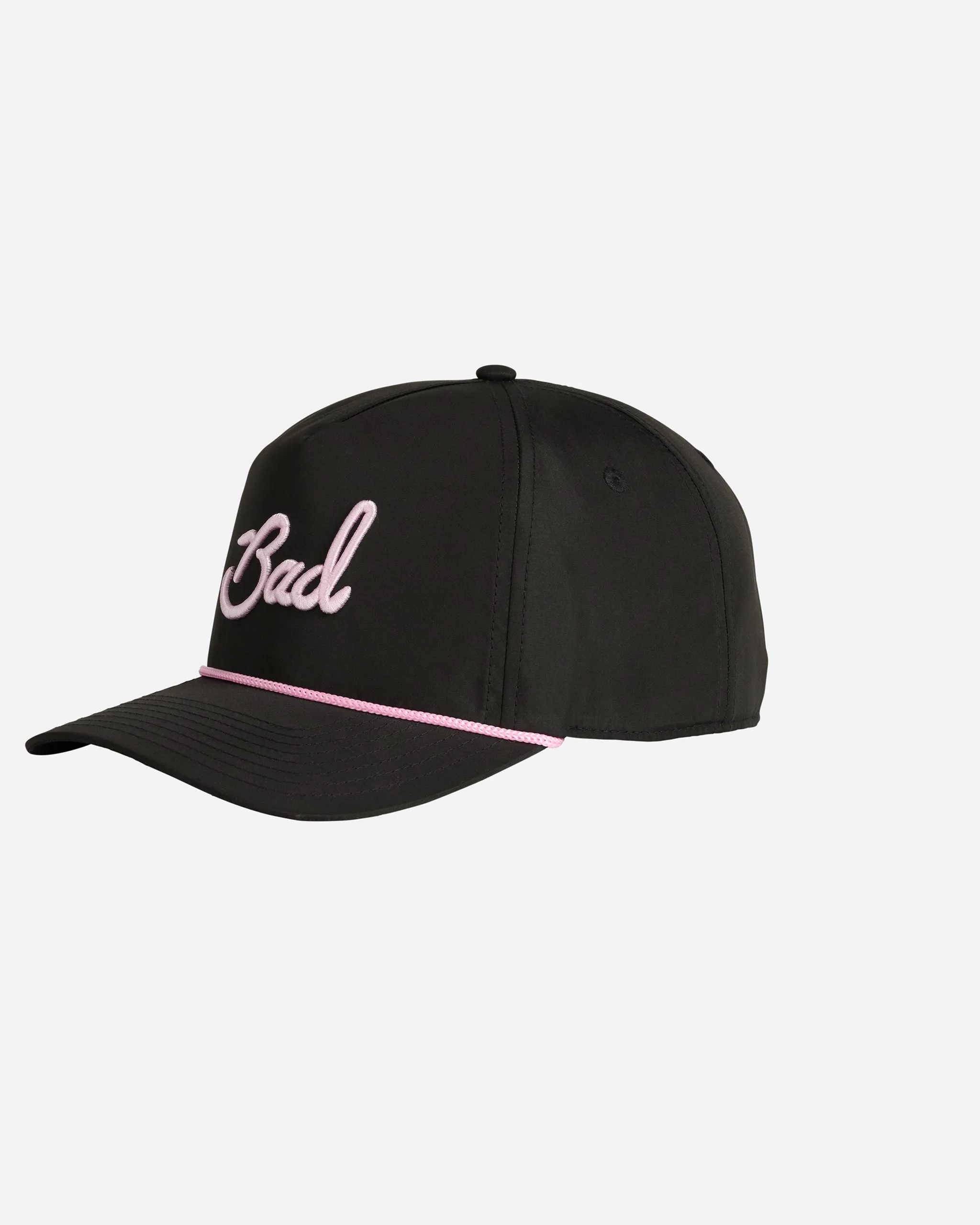 "Bad" Rope Hat - Black/Blossom