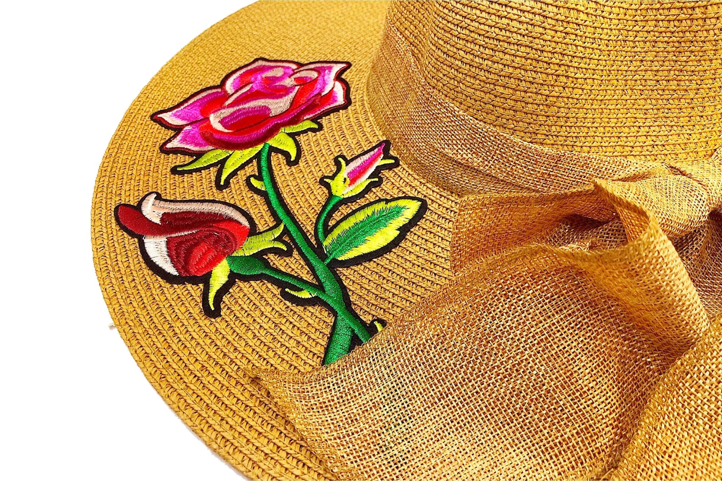 Rose Blossoms & More Floppy Sun Hat