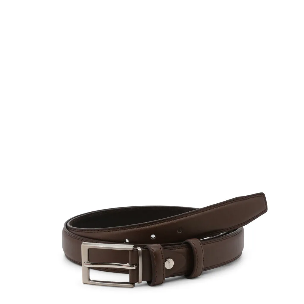 Sophisticated Leather and Synthetic Men's Belt with Adjustable Fit - Elevate Your Style!