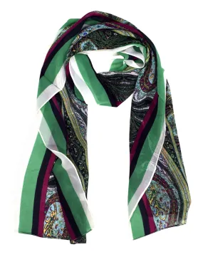 Summer Fashion Sheer Lightweight Paisley Stole Skinny Scarf