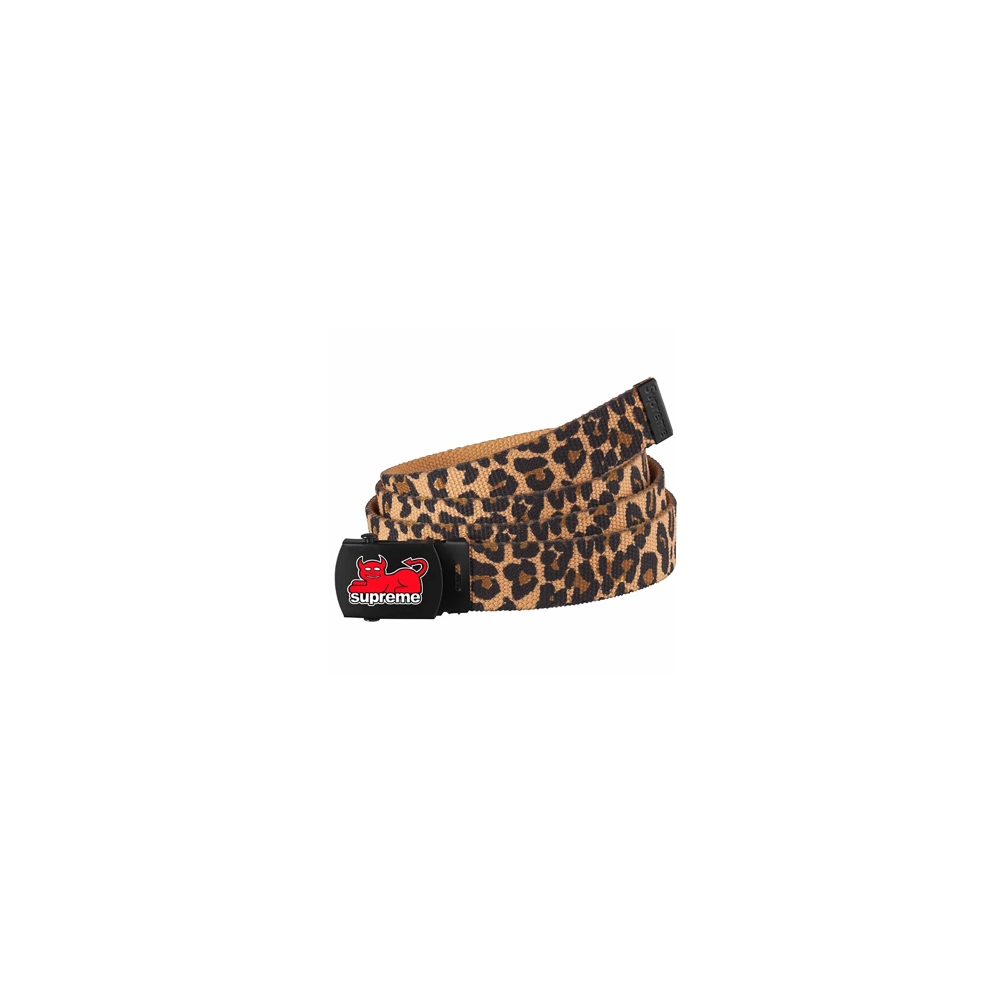 Supreme Toy Machine Webbing Belt Leopard