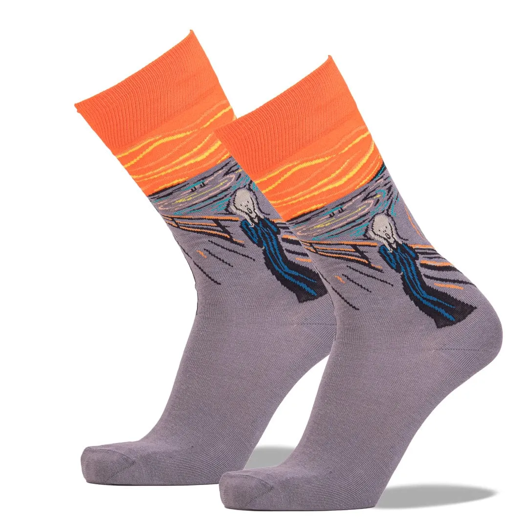 The Scream Men’s Crew Socks