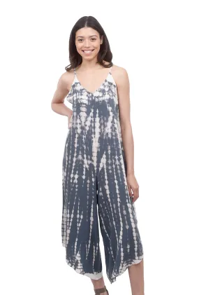 Tie-Dye Slouchy Jumpsuit, Blue