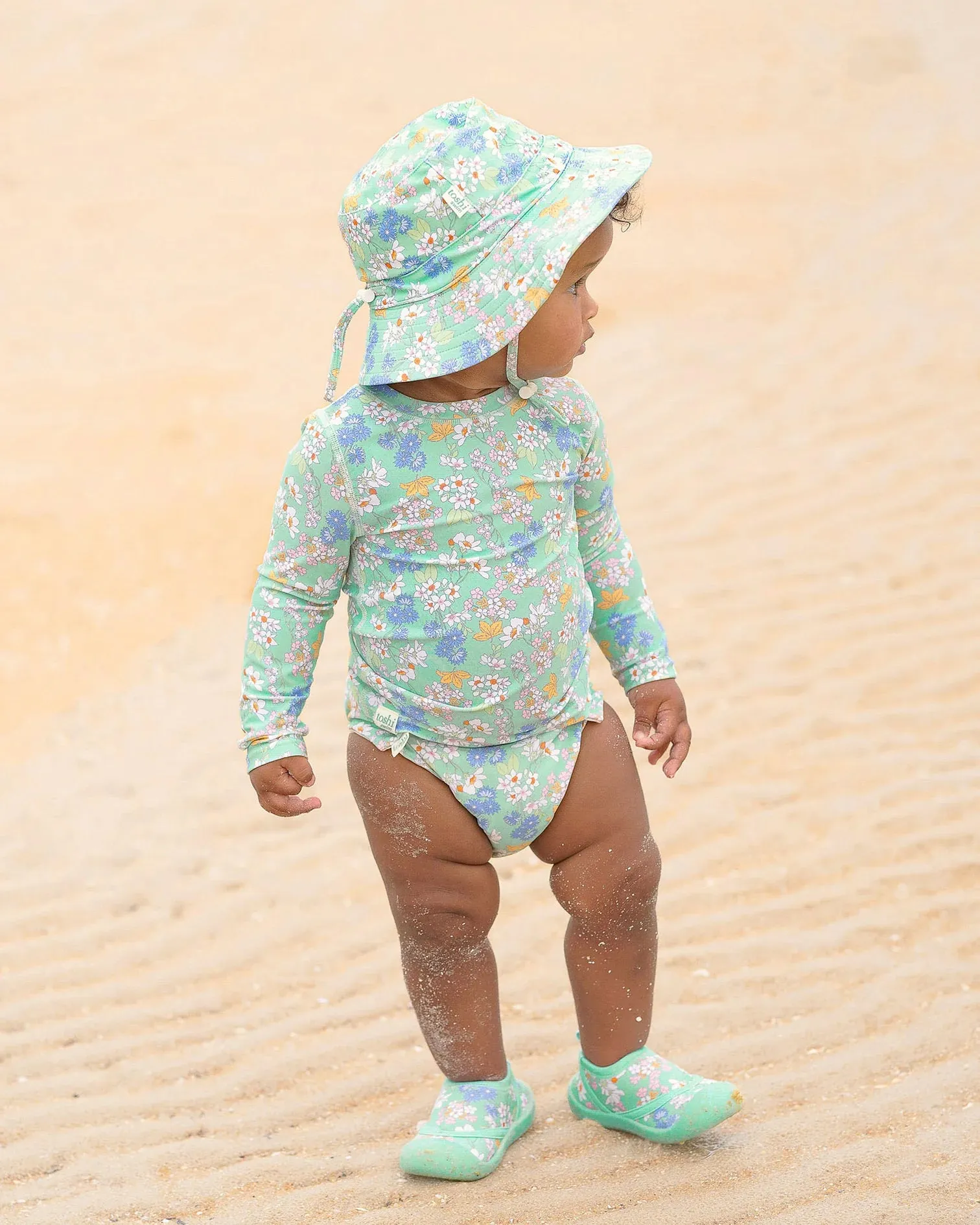 TOSHI BABY SWIM BABY SUNHAT SEA BLOSSOM