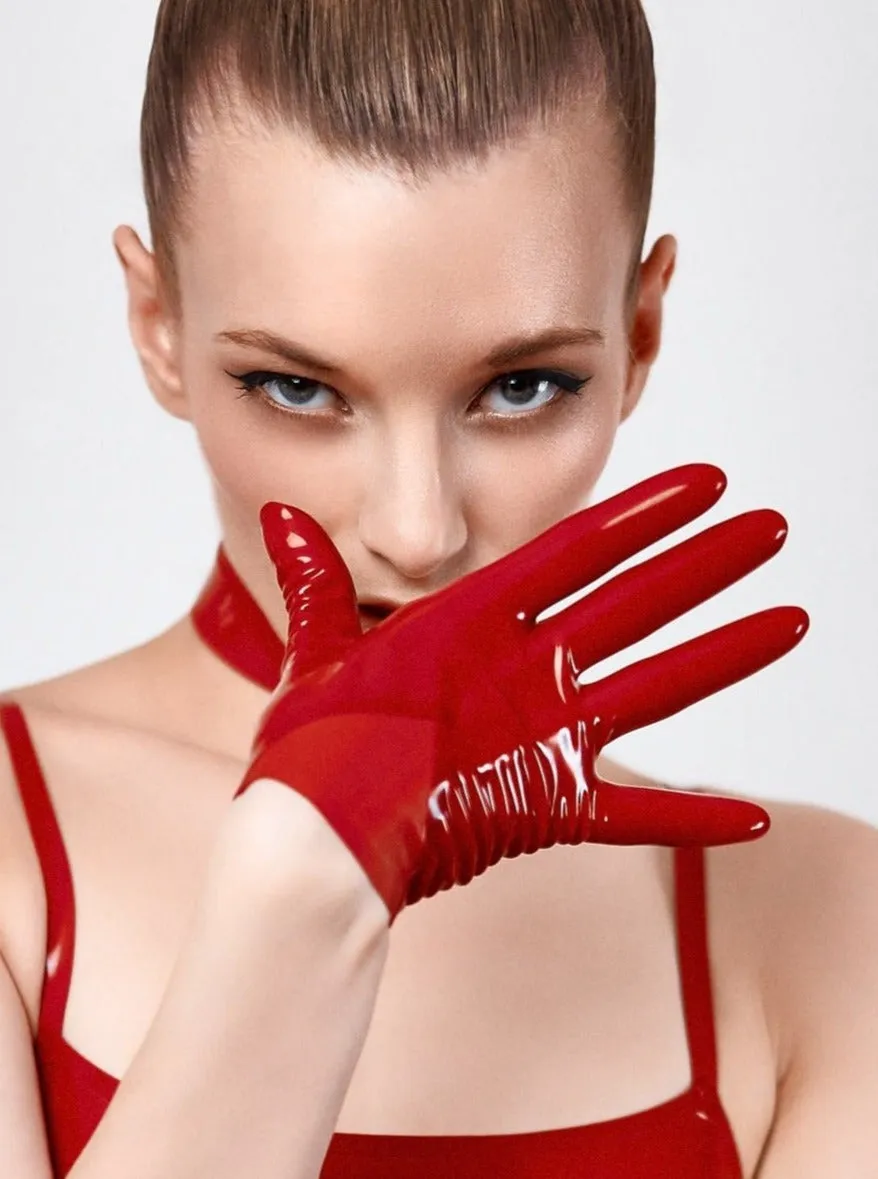 Triangle Gloves - Red