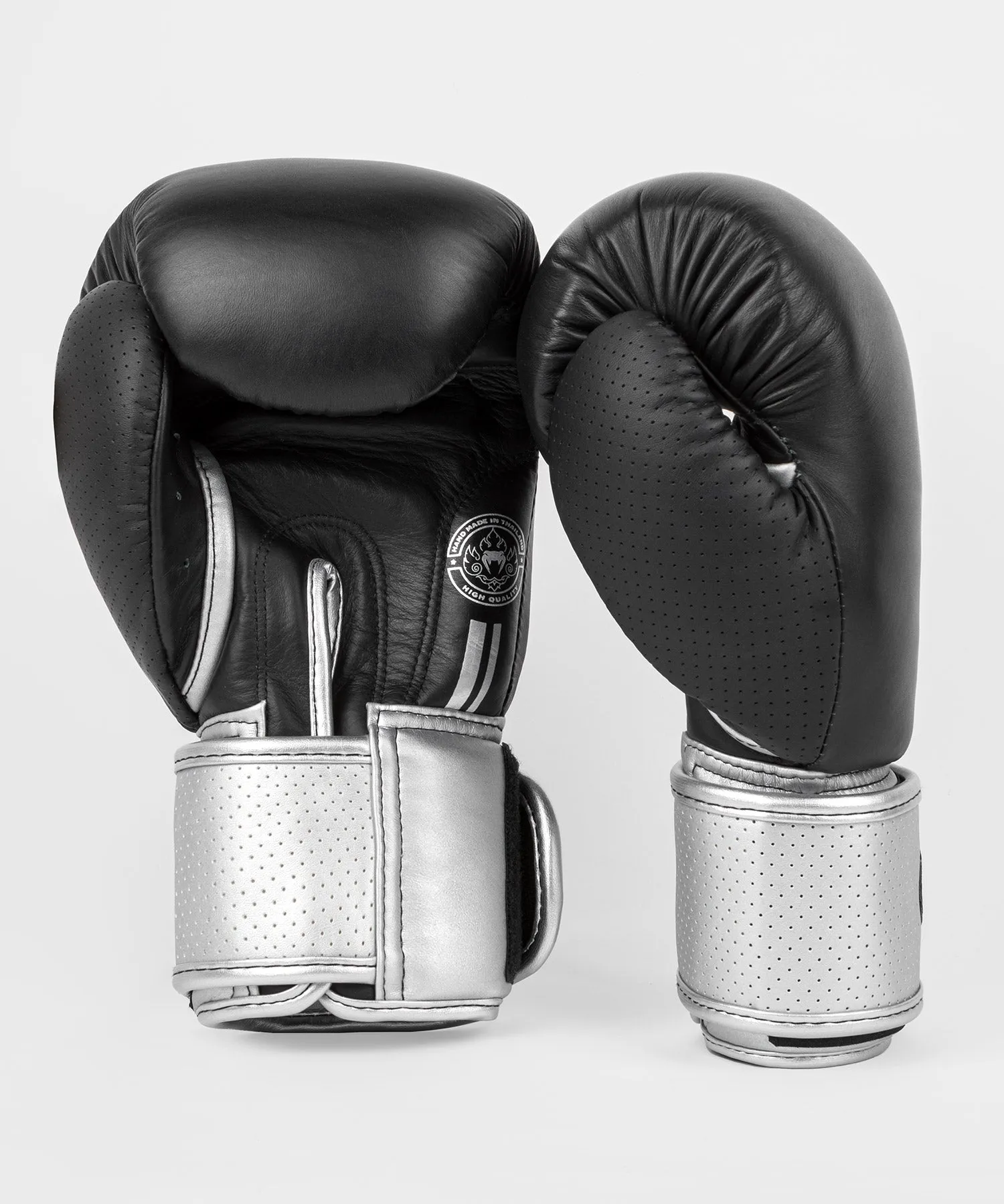 Venum Power 2.0 Boxing Gloves - Black/Silver