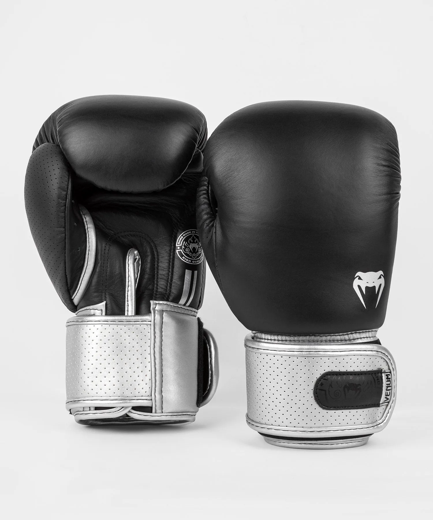 Venum Power 2.0 Boxing Gloves - Black/Silver