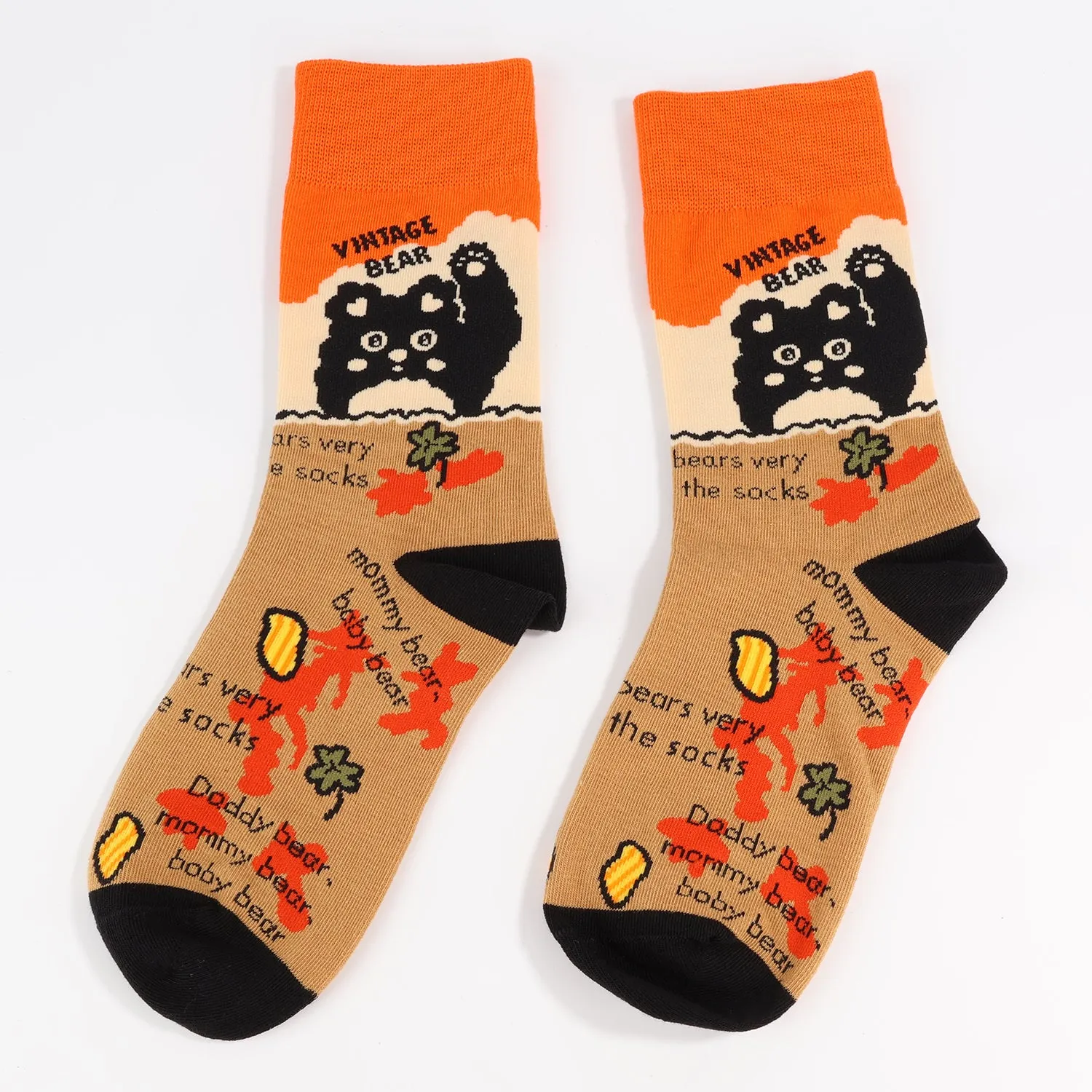 Vintage Bear Socks