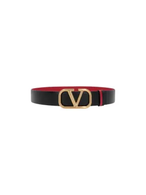 VLogo Reversible Leather Belt